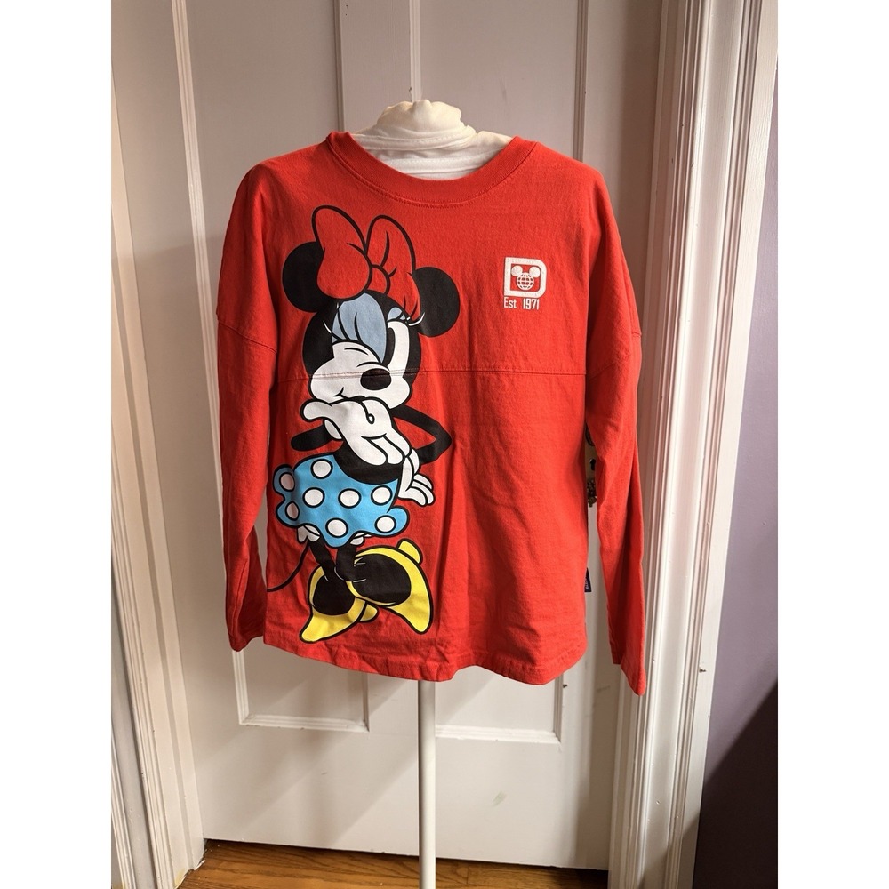 Girls Red Disney World Minnie And Daisy Spirit Jersey Size XL